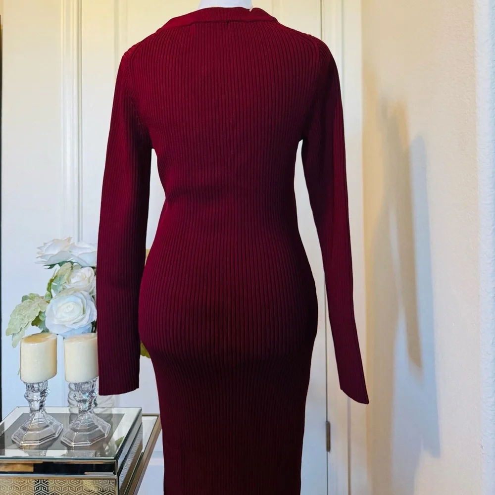 NWT Michael Kors Elegant Long Sleeve Dress